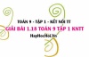 Giải 1.18 Toán 9 tập 1 SGK Kết nối tri thức